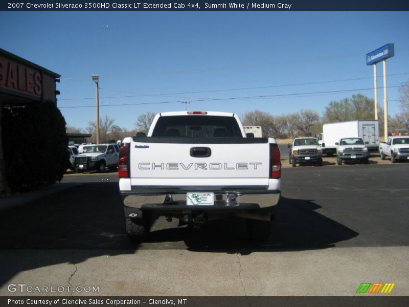 Summit White / Medium Gray 2007 Chevrolet Silverado 3500HD Classic LT Extended Cab 4x4