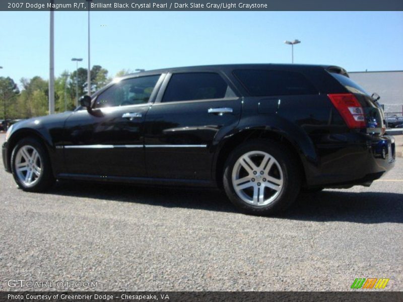 Brilliant Black Crystal Pearl / Dark Slate Gray/Light Graystone 2007 Dodge Magnum R/T