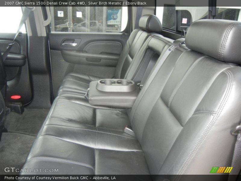Silver Birch Metallic / Ebony Black 2007 GMC Sierra 1500 Denali Crew Cab 4WD