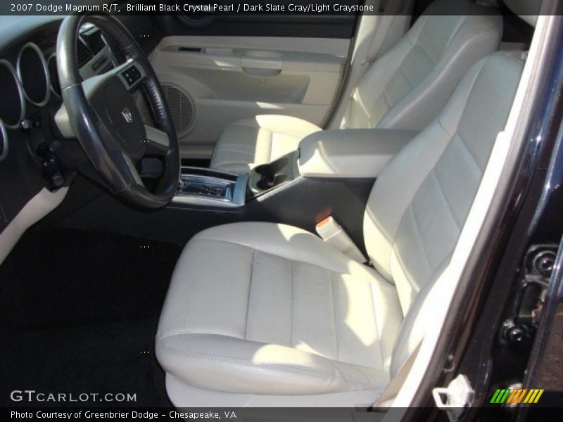 Brilliant Black Crystal Pearl / Dark Slate Gray/Light Graystone 2007 Dodge Magnum R/T