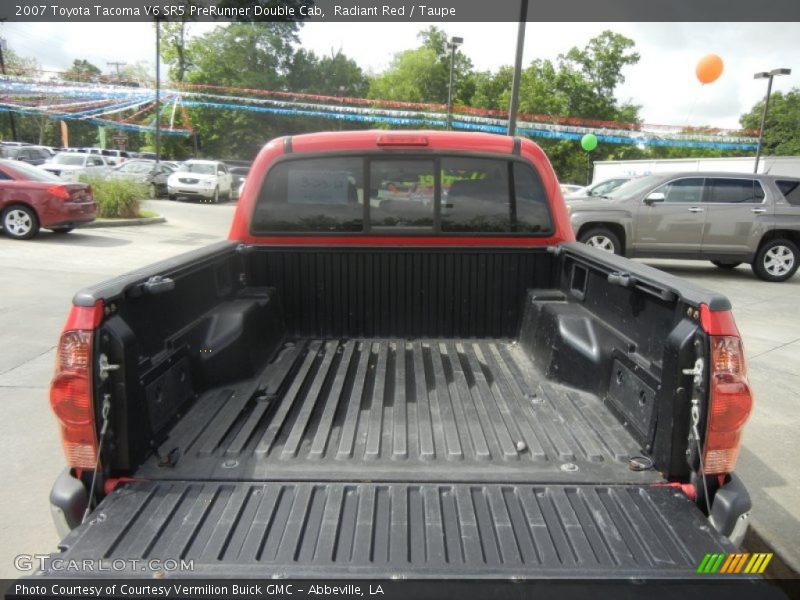 Radiant Red / Taupe 2007 Toyota Tacoma V6 SR5 PreRunner Double Cab