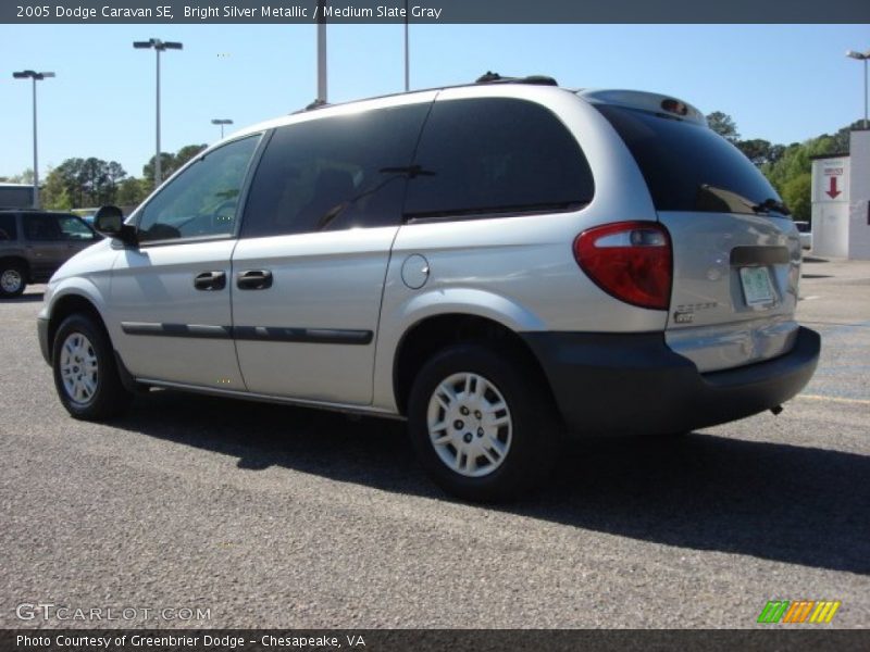 Bright Silver Metallic / Medium Slate Gray 2005 Dodge Caravan SE