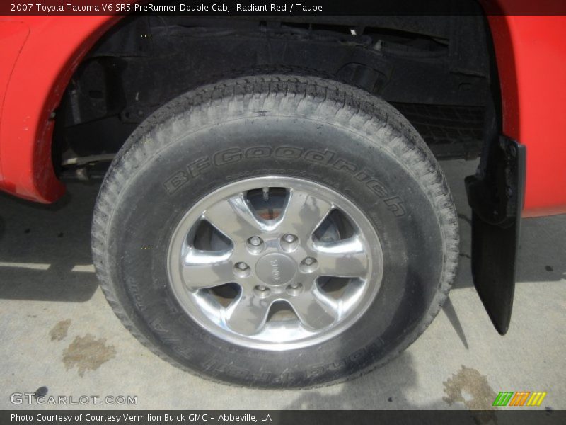 Radiant Red / Taupe 2007 Toyota Tacoma V6 SR5 PreRunner Double Cab