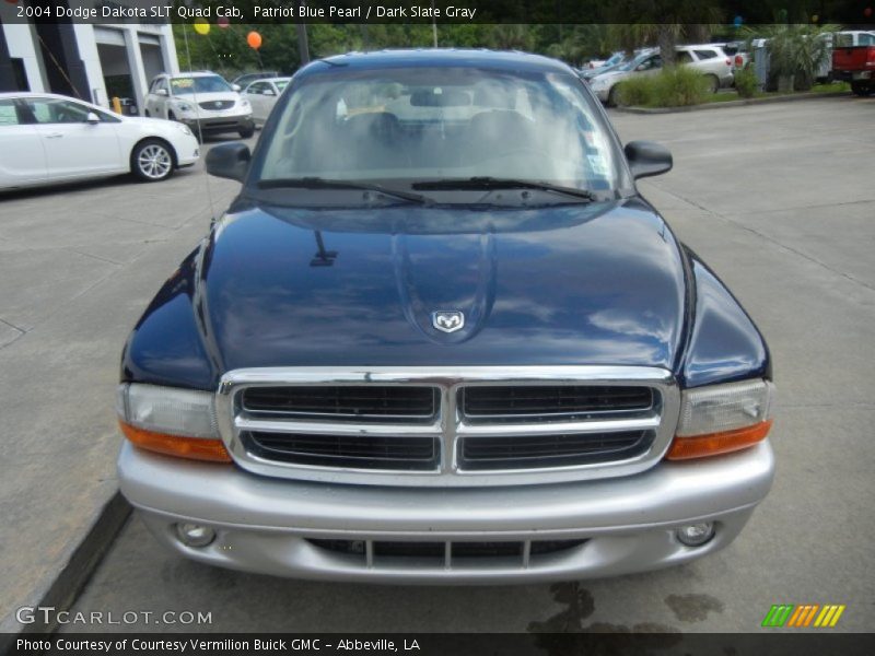 Patriot Blue Pearl / Dark Slate Gray 2004 Dodge Dakota SLT Quad Cab
