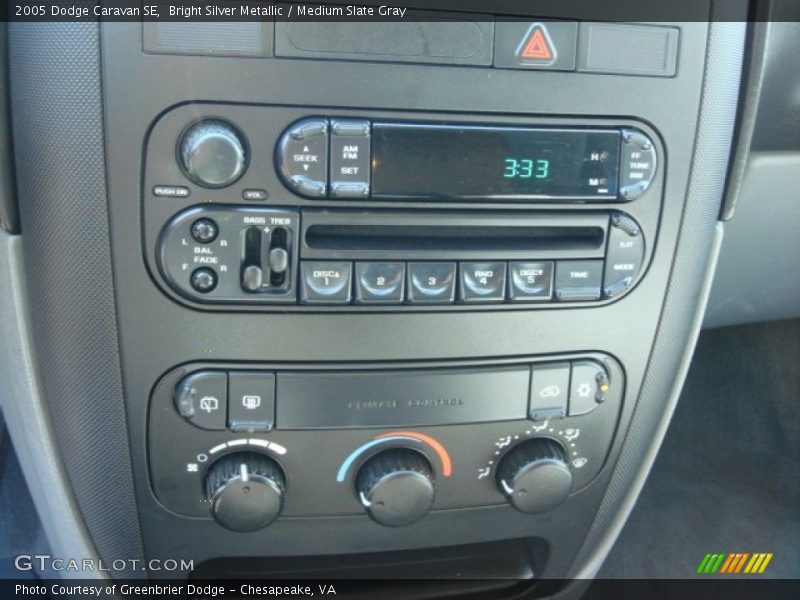 Bright Silver Metallic / Medium Slate Gray 2005 Dodge Caravan SE