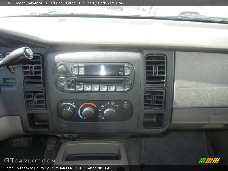Patriot Blue Pearl / Dark Slate Gray 2004 Dodge Dakota SLT Quad Cab