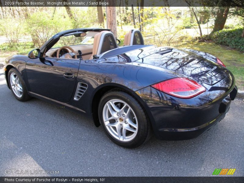 Midnight Blue Metallic / Sand Beige 2009 Porsche Boxster