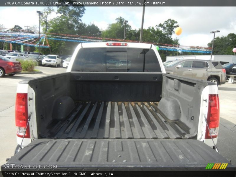 White Diamond Tricoat / Dark Titanium/Light Titanium 2009 GMC Sierra 1500 SLT Crew Cab