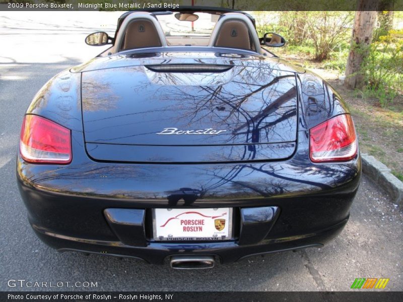 Midnight Blue Metallic / Sand Beige 2009 Porsche Boxster