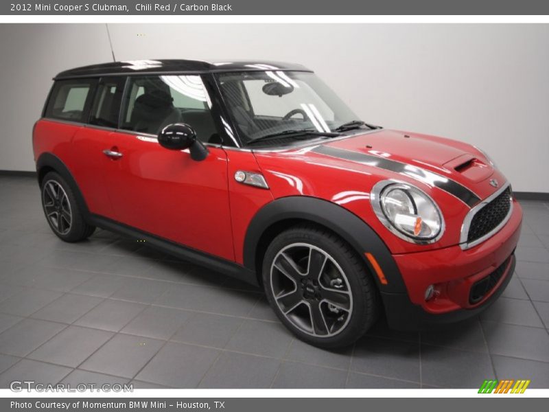 Chili Red / Carbon Black 2012 Mini Cooper S Clubman