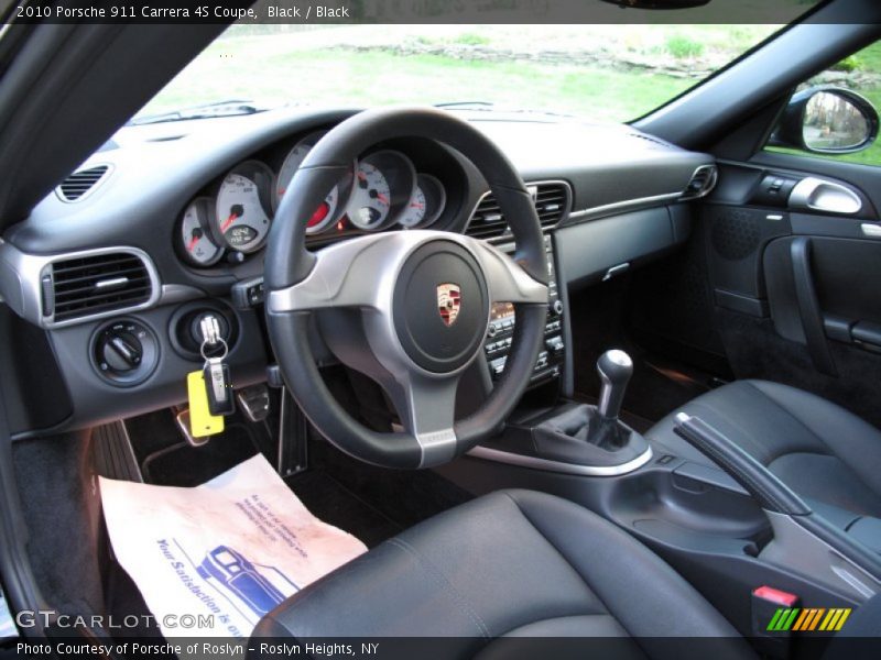  2010 911 Carrera 4S Coupe Black Interior