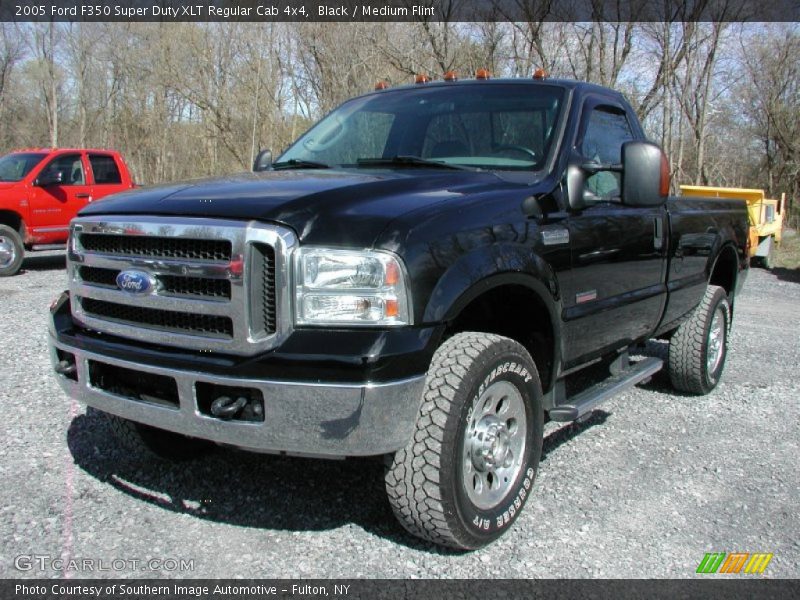 Black / Medium Flint 2005 Ford F350 Super Duty XLT Regular Cab 4x4