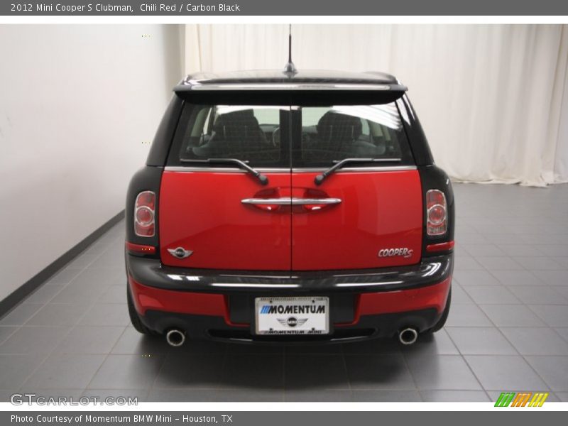 Chili Red / Carbon Black 2012 Mini Cooper S Clubman