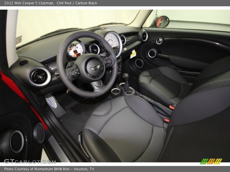 Chili Red / Carbon Black 2012 Mini Cooper S Clubman