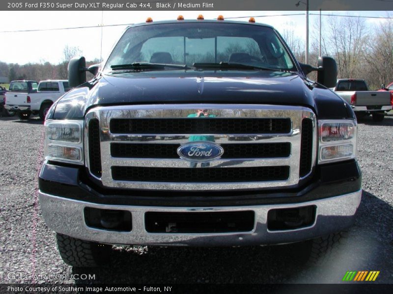 Black / Medium Flint 2005 Ford F350 Super Duty XLT Regular Cab 4x4