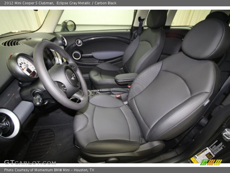 Eclipse Gray Metallic / Carbon Black 2012 Mini Cooper S Clubman