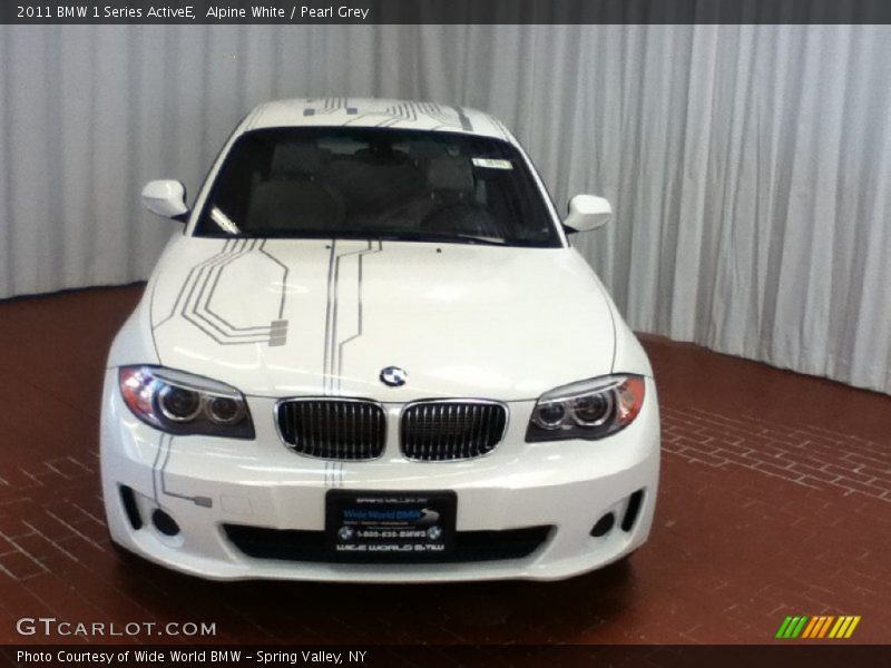 Alpine White / Pearl Grey 2011 BMW 1 Series ActiveE