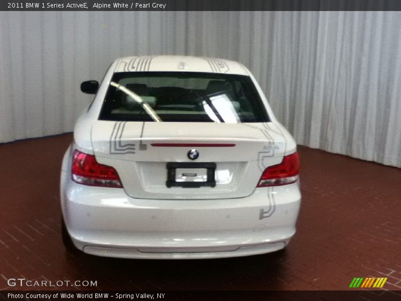 Alpine White / Pearl Grey 2011 BMW 1 Series ActiveE