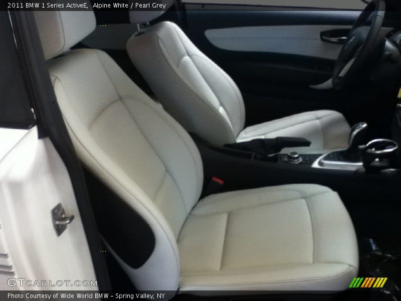  2011 1 Series ActiveE Pearl Grey Interior