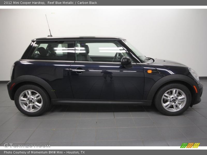 Reef Blue Metallic / Carbon Black 2012 Mini Cooper Hardtop