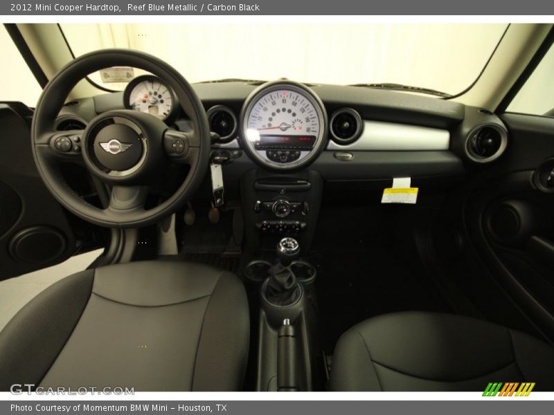 Reef Blue Metallic / Carbon Black 2012 Mini Cooper Hardtop
