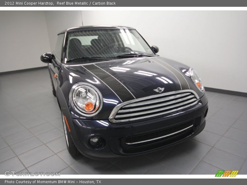 Reef Blue Metallic / Carbon Black 2012 Mini Cooper Hardtop