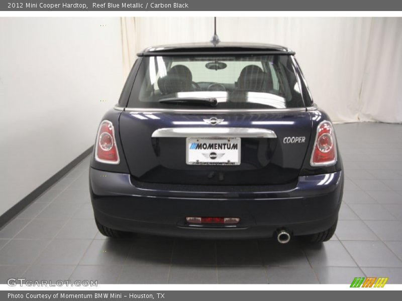 Reef Blue Metallic / Carbon Black 2012 Mini Cooper Hardtop