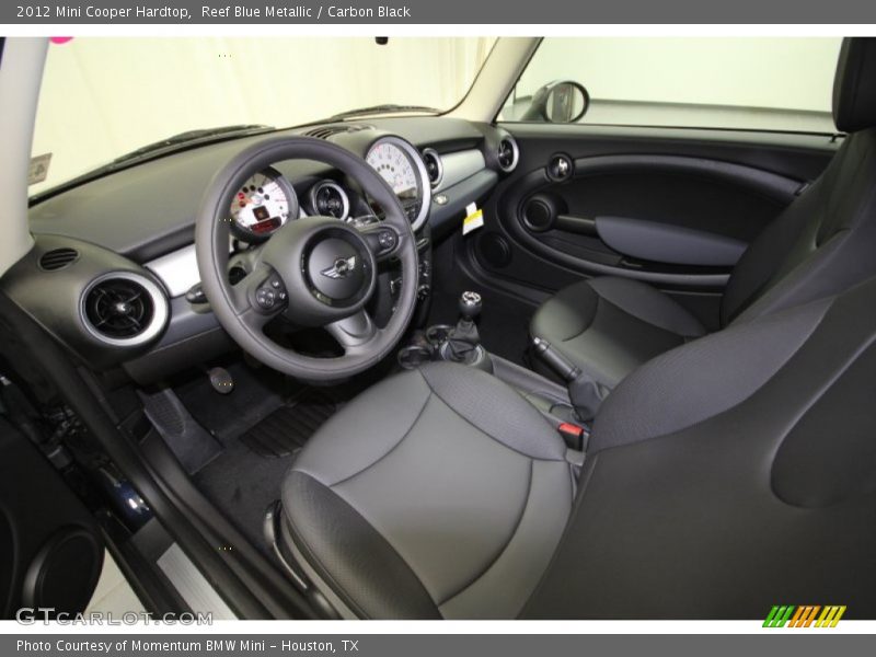 Reef Blue Metallic / Carbon Black 2012 Mini Cooper Hardtop