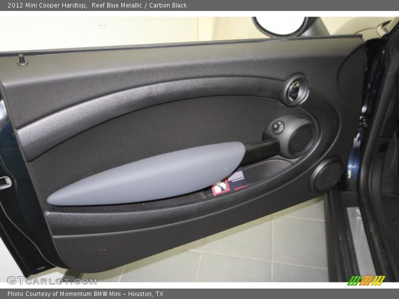 Reef Blue Metallic / Carbon Black 2012 Mini Cooper Hardtop