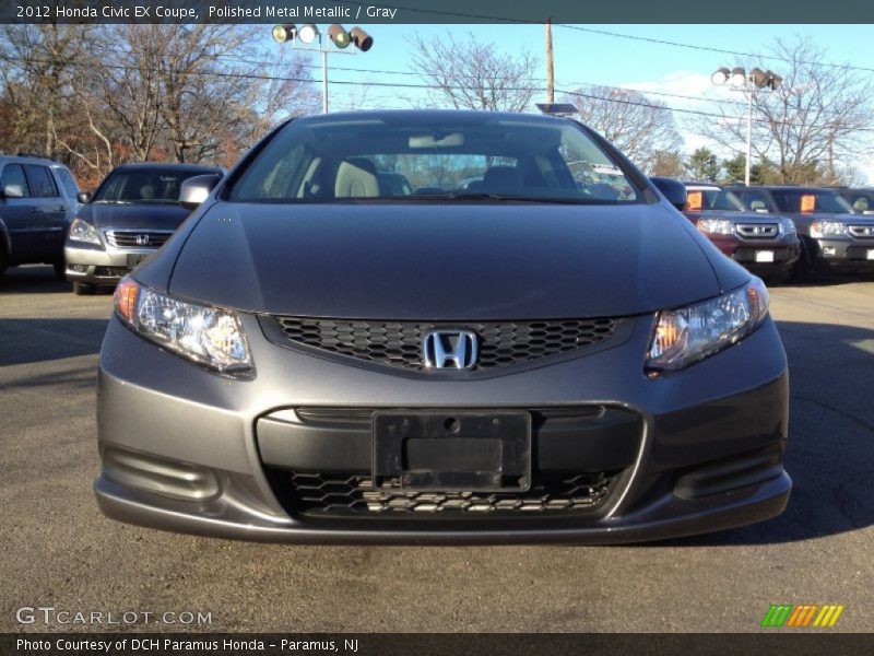 Polished Metal Metallic / Gray 2012 Honda Civic EX Coupe