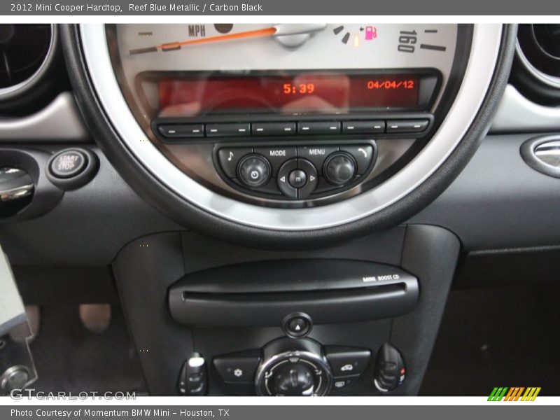 Reef Blue Metallic / Carbon Black 2012 Mini Cooper Hardtop