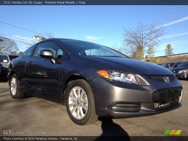 Polished Metal Metallic / Gray 2012 Honda Civic EX Coupe