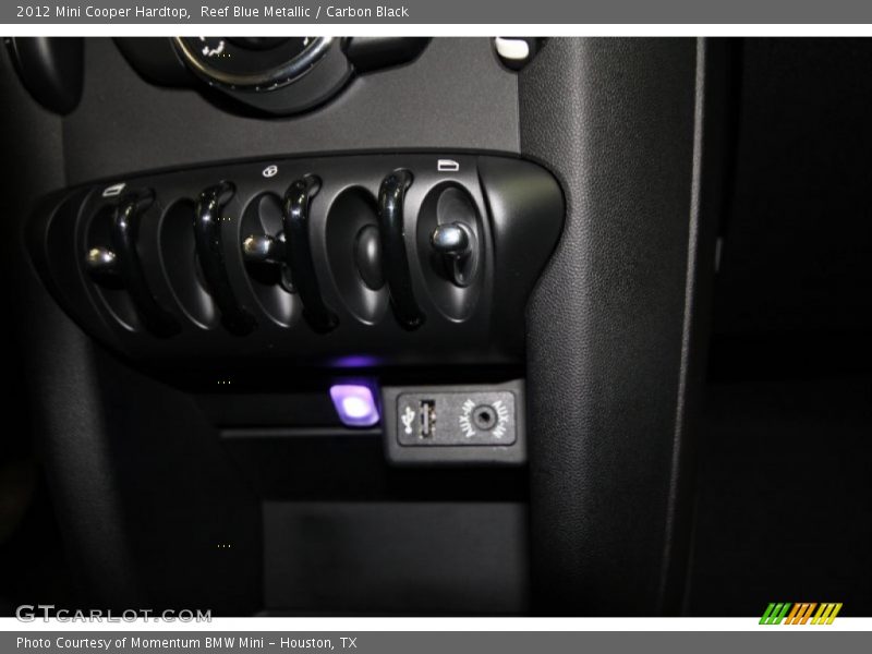 Reef Blue Metallic / Carbon Black 2012 Mini Cooper Hardtop