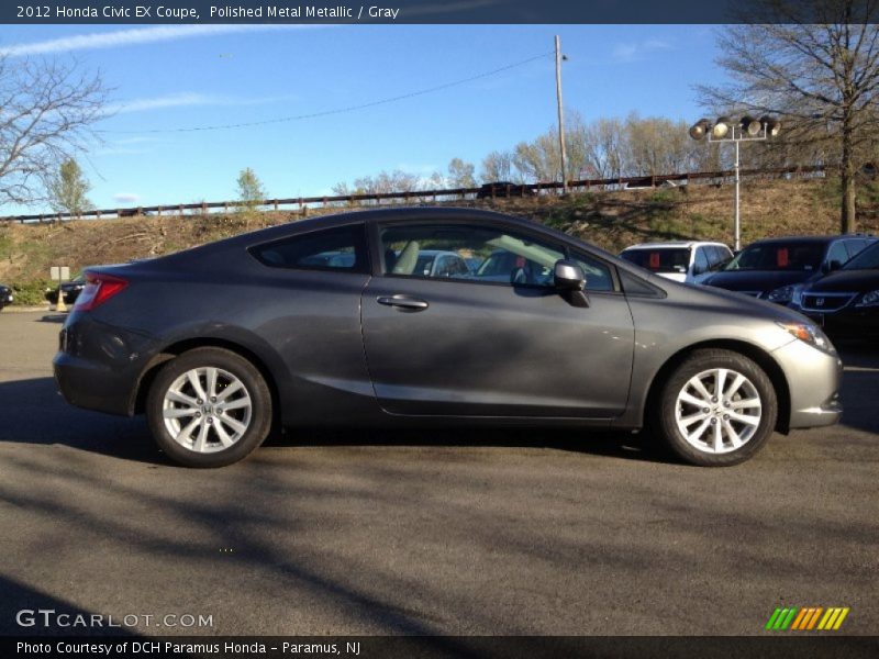 Polished Metal Metallic / Gray 2012 Honda Civic EX Coupe