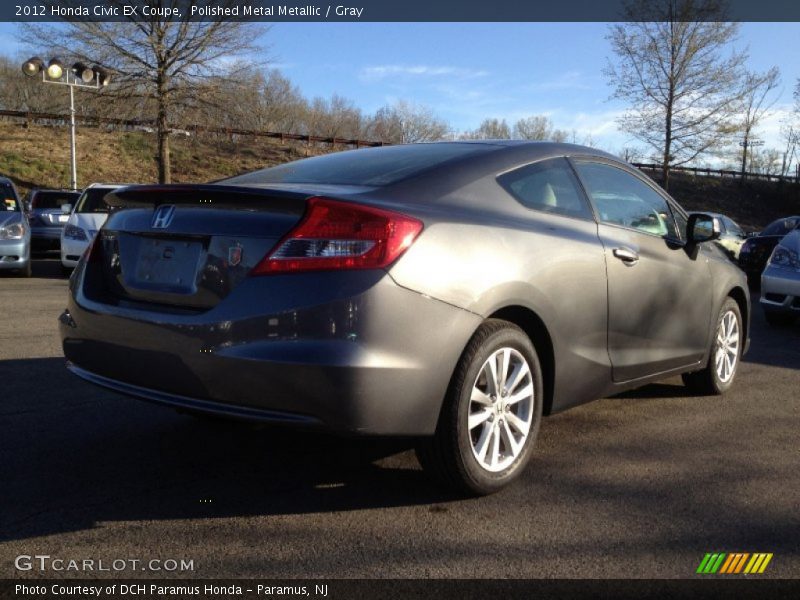 Polished Metal Metallic / Gray 2012 Honda Civic EX Coupe