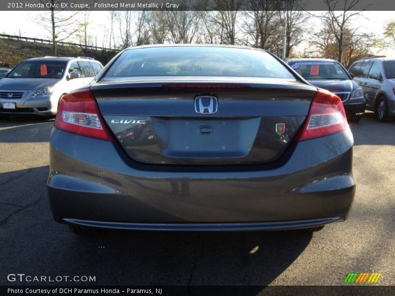 Polished Metal Metallic / Gray 2012 Honda Civic EX Coupe