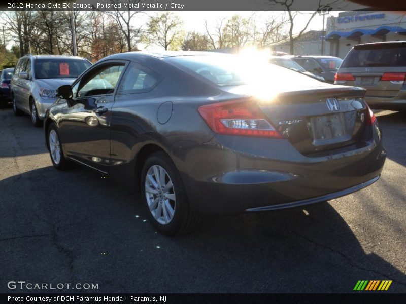 Polished Metal Metallic / Gray 2012 Honda Civic EX Coupe