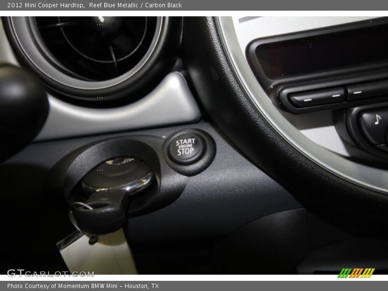 Reef Blue Metallic / Carbon Black 2012 Mini Cooper Hardtop