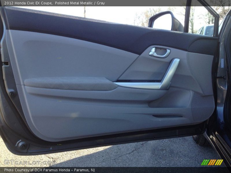 Polished Metal Metallic / Gray 2012 Honda Civic EX Coupe