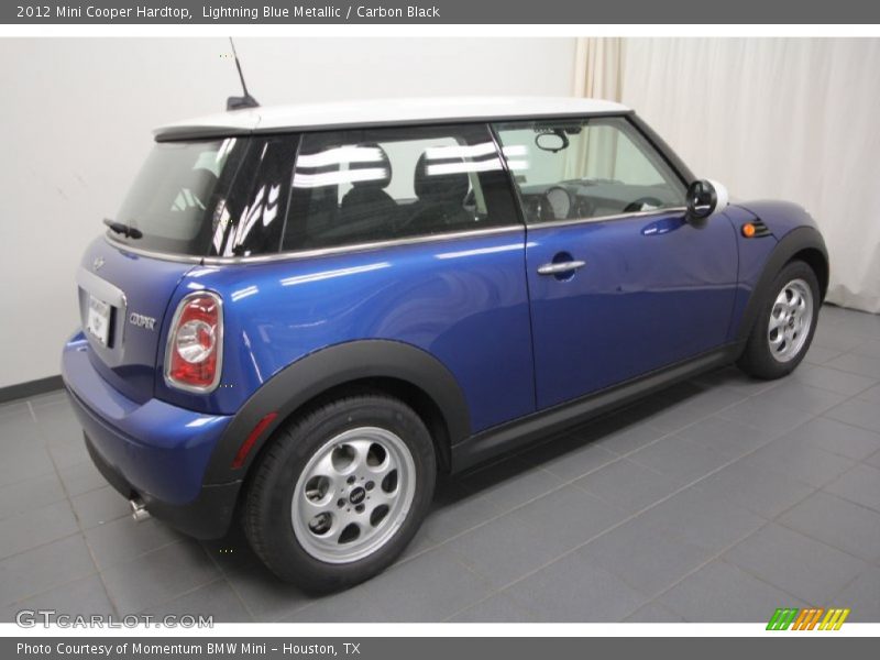 Lightning Blue Metallic / Carbon Black 2012 Mini Cooper Hardtop