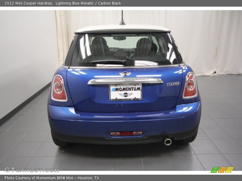 Lightning Blue Metallic / Carbon Black 2012 Mini Cooper Hardtop