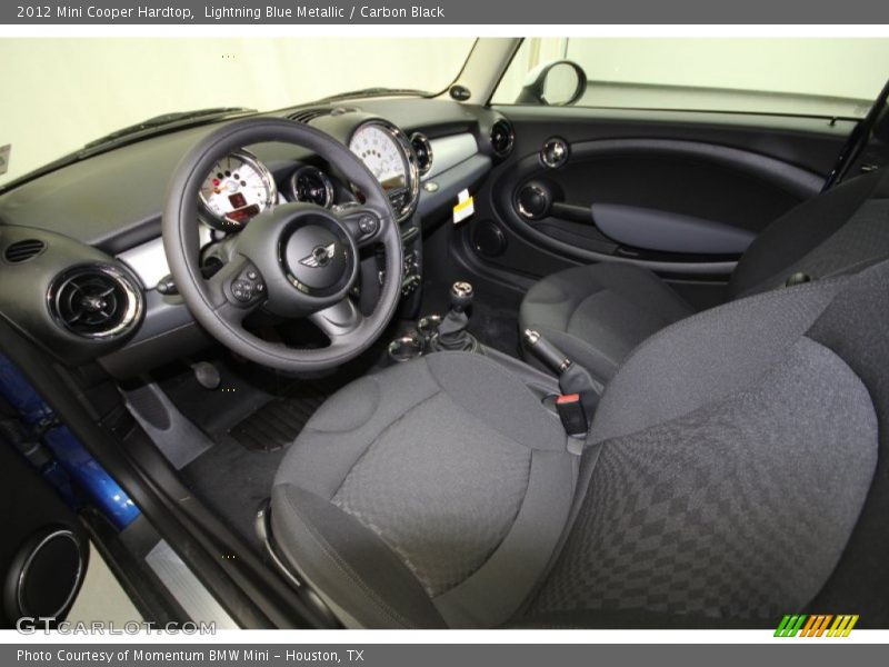  2012 Cooper Hardtop Carbon Black Interior