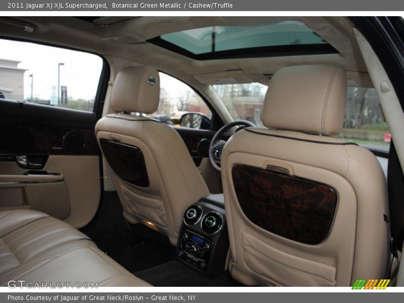 Botanical Green Metallic / Cashew/Truffle 2011 Jaguar XJ XJL Supercharged