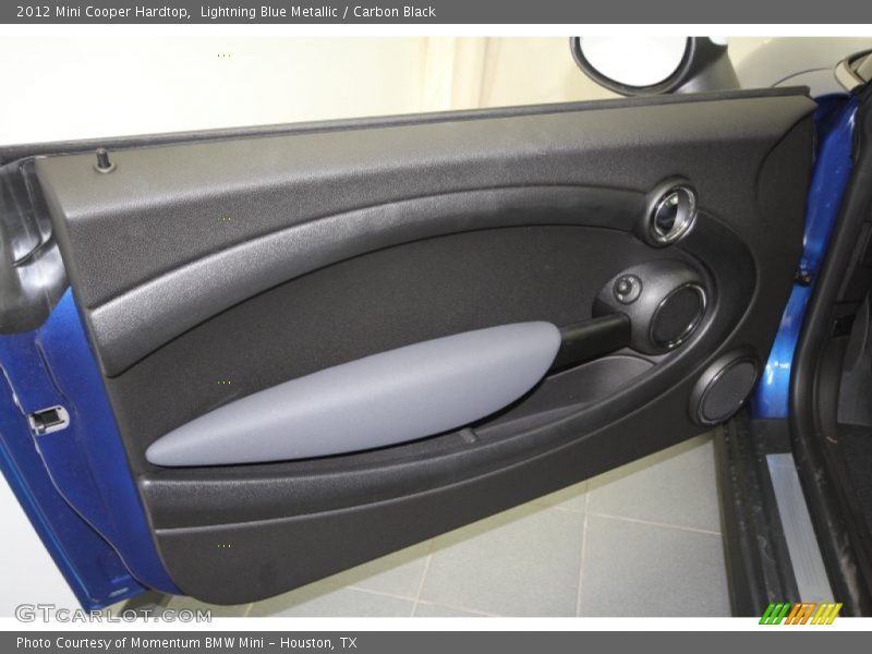 Lightning Blue Metallic / Carbon Black 2012 Mini Cooper Hardtop