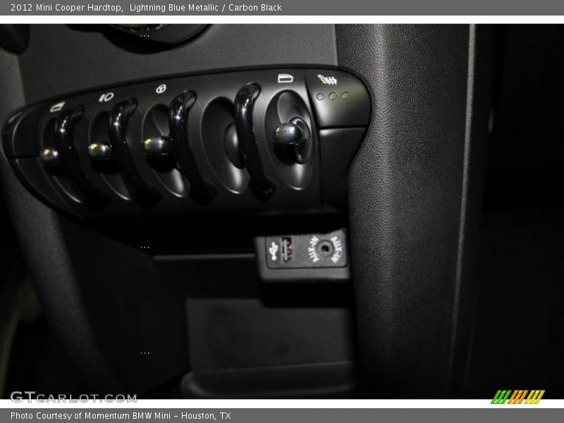 Lightning Blue Metallic / Carbon Black 2012 Mini Cooper Hardtop