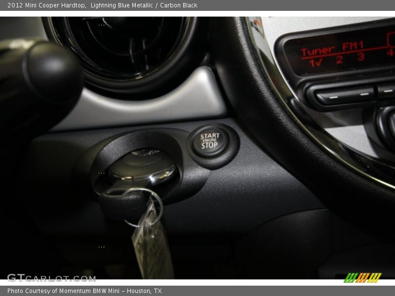 Lightning Blue Metallic / Carbon Black 2012 Mini Cooper Hardtop