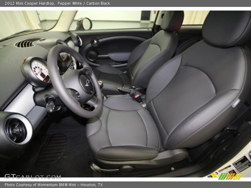 Pepper White / Carbon Black 2012 Mini Cooper Hardtop