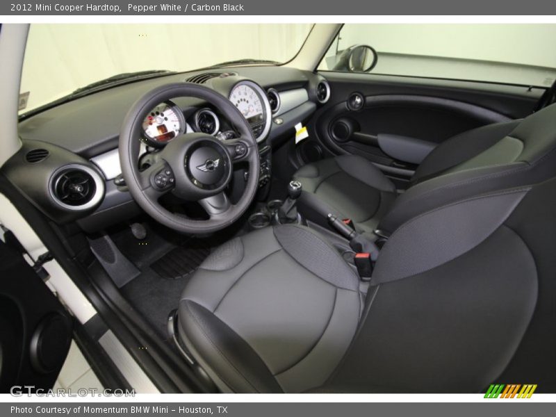 Pepper White / Carbon Black 2012 Mini Cooper Hardtop