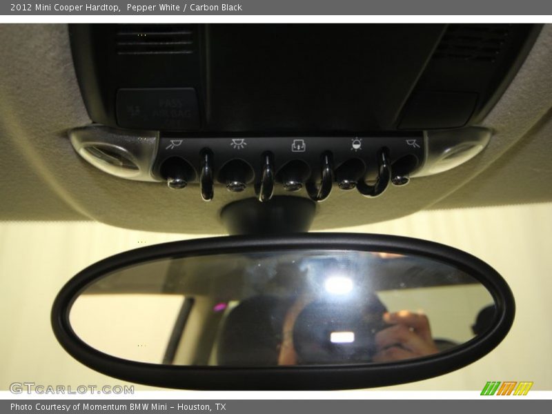Pepper White / Carbon Black 2012 Mini Cooper Hardtop