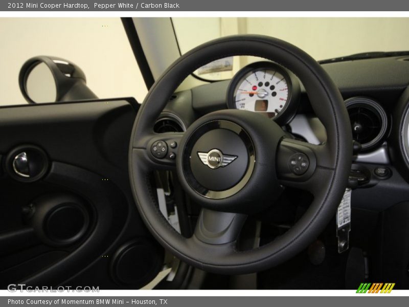 Pepper White / Carbon Black 2012 Mini Cooper Hardtop